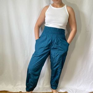 Free People Movement NWOT The Way Home Joggers in Cobalt Blue Size Medium